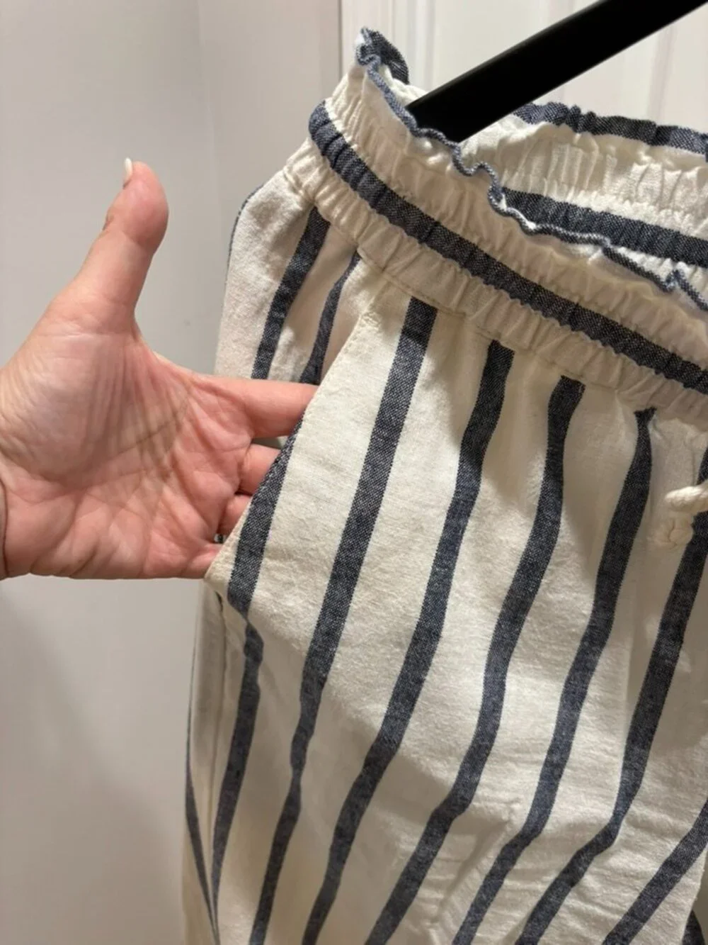 J Crew Linen Drawstring Pants